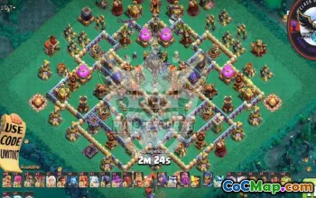 Top Clash of Clans Base Layouts for Town Hall 17 #45188