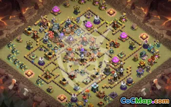 Copy TH17 Clash of Clans Base Layouts #45193