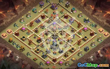 Top Trophy & War Base Layout for TH17 #45195