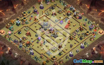 Copy TH17 Base Layouts for Clash of Clans #45199