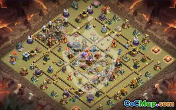 Top Copy Base Layouts for Town Hall 17 #45202