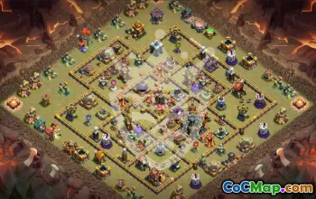 Top Copied Town Hall 17 Base Layouts #45206