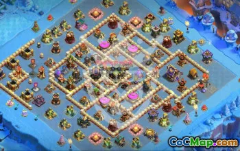 Top Copy Base Layouts for Town Hall 17 #45214