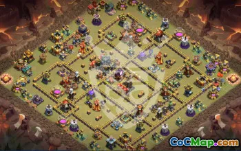 Top Town Hall 17 Base Layouts with Copy Links #45241