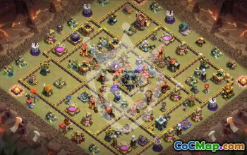 Copy Top TH17 Base Layout for Clash of Clans #45244