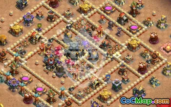 town hall 17, trophy/war base layout #45251