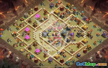 Copy TH17 Base Layouts for Clash of Clans #45259