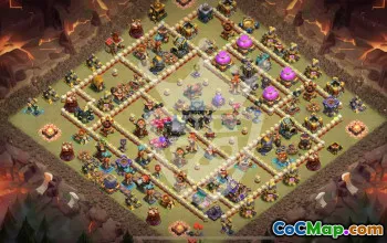 Top Copy Base Layout for TH17 Clash of Clans #45267