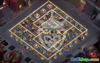 Copy Top TH17 Clash of Clans Base Layouts #45276