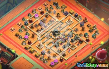 town hall 17, trophy/war base layout #45309