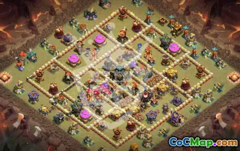 Top Copy Base Layouts for Town Hall 17 #45311