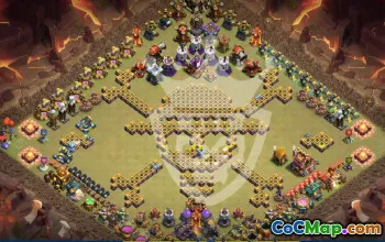 Top Copy Base Layout for Clash of Clans Town Hall 17 #45326