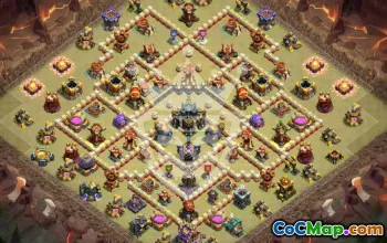 Best Copy Base Layout for Town Hall 17 #45344