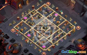 Top Copy Base Layout for Clash of Clans Town Hall 17 #45351