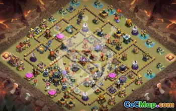 Copy Town Hall 17 Base Layouts with Link #45367