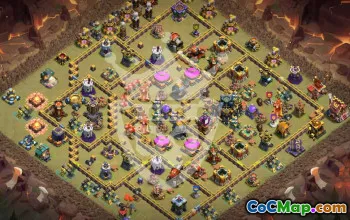 Top Clash of Clans T-Hall 17 Base Layouts #45369