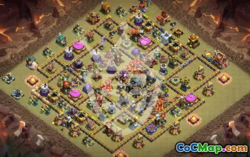 CoC Town Hall 17 Base Layouts & Maps #45370