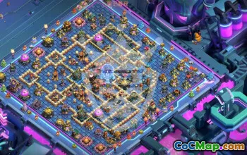 town hall 17, trophy/war base layout #45405