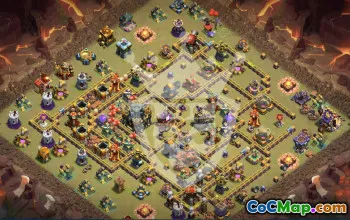 Best TH17 Clash of Clans Base Layouts with Links #45409