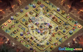 Top Clash of Clans TH17 Base Layouts & Maps #45415