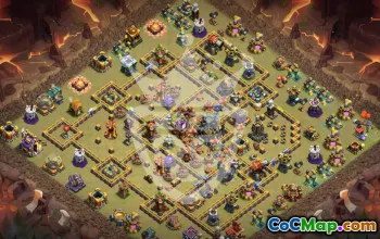 Top Clash of Clans TH17 Base Layouts with Copy Links #45416