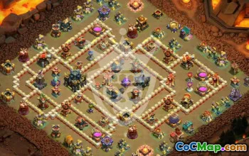 Top Copy Base Layouts for CoC Town Hall 17 #45420