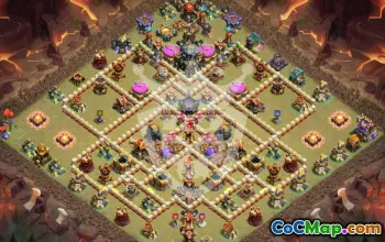 Copy Town Hall 17 Base Layouts with Link #45422