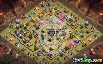 Top Clash of Clans TH17 Base Layouts with Copy Links #45449