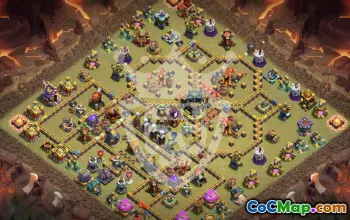 Copy Town Hall 17 Base Layouts with Link #45451