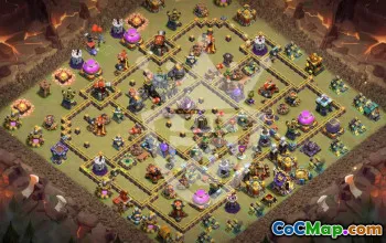 Best Copy Base Layout for TH17 Clash of Clans #45452