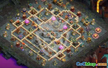 Best Copy Base Layout for TH17 in Clash of Clans #45474