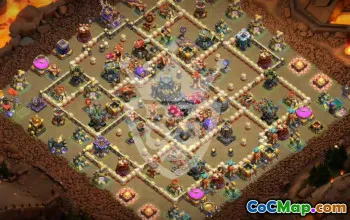 town hall 17, trophy/war base layout #45479