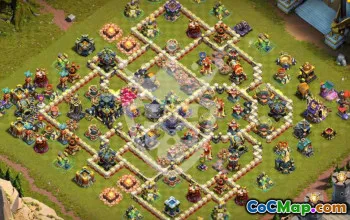 Top Clash of Clans TH17 Base Layouts & Maps #45491