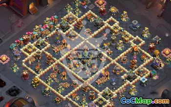Optimal Town Hall 17 Base Layouts with Copy Link #45492