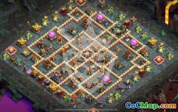 Top Town Hall 17 Base Layouts with Copy Link #45500
