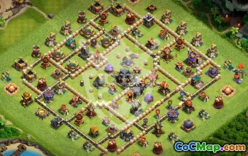 Top Copy Base Layouts for TH17 Clash of Clans #45505