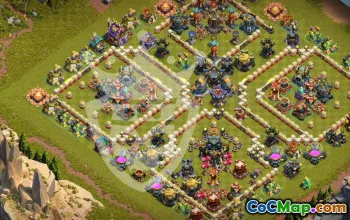 Top TH17 Base Layouts & Maps for Clash of Clans #45539
