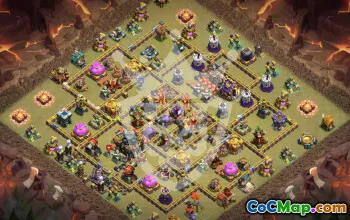 Top Clash of Clans TH17 Base Layouts for Copying #45552