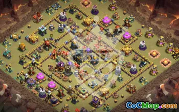 town hall 17, trophy/war base layout #45559
