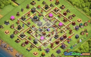 Top Copy Base Layout for Town Hall 17 #45588