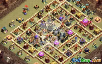 Best Copy Base Layout for Town Hall 17 #45594