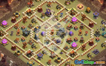 Copy Town Hall 17 Base Layouts for Clash of Clans #45613