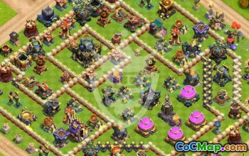 Ultimate Town Hall 17 Base Layouts & Maps #45641