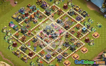 Top Copy Base Layouts for Town Hall 17 #45646