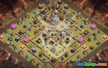 Best Copy Town Hall 17 Base Layouts for Clash of Clans #45663