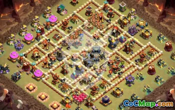 Copy TH17 Clash of Clans Base Layouts #45674