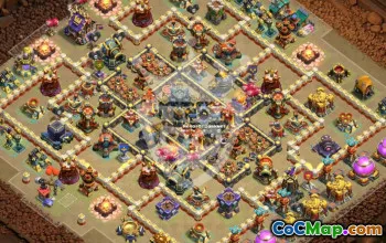 Copy TH17 Clash of Clans Base Layouts #45679