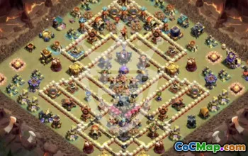 Top Copy Base Layouts for TH17 in CoC #45694