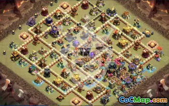 Best Copy Base Layout for Town Hall 17 #45696
