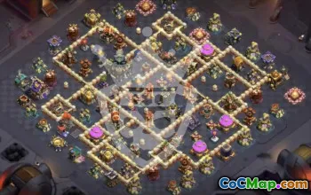 Top Copy Base Layout for Town Hall 17 #45698